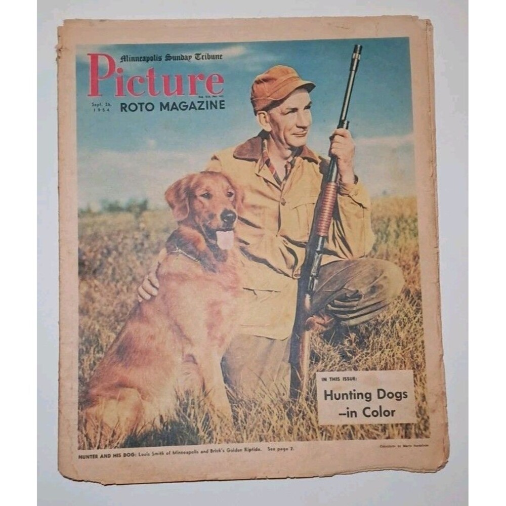 Picture Roto Magazine Minneapolis Sunday Tribune 9/26/1954 Hunting Greta Garbo